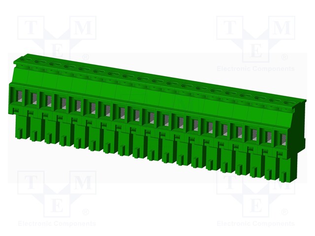 Connector: pluggable terminal block; plug; female; angled 90°