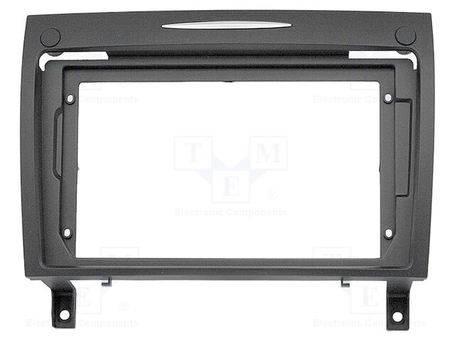Radio frame; Mercedes; black; 9"