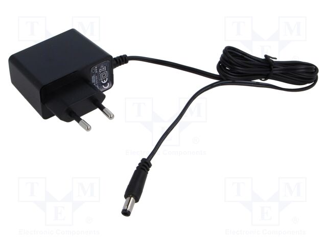 Power supply: switching; mains,plug-in; 15VDC; 1A; 15W; 84%