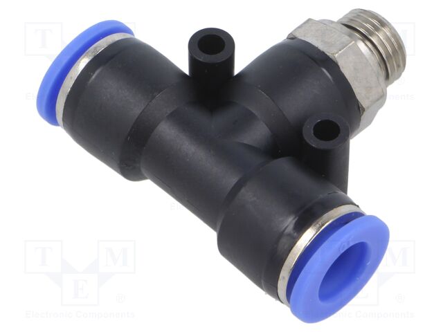Push-in fitting; T-tap splitter; -0.95÷15bar; Thread: G 1/4"