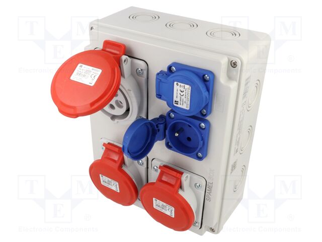 Electric switchboard; 6mm2; Usurge rated: 4kV; IP54; wall mount