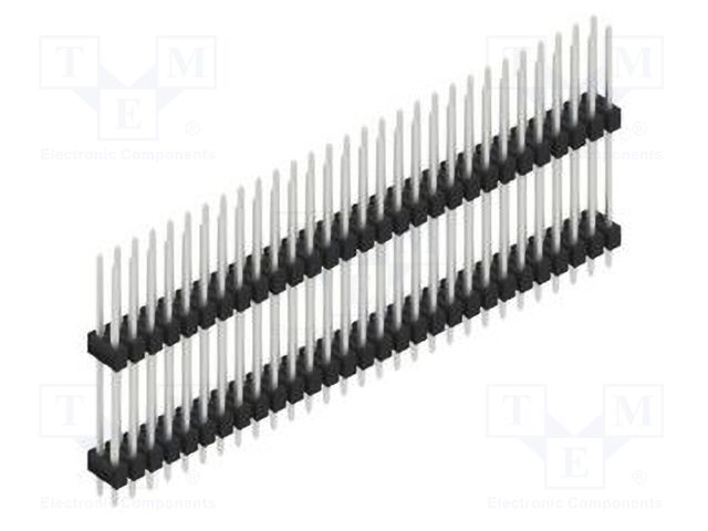 Connector: pin strips; pin header; male; PIN: 58; 2.54mm; THT; 2x29