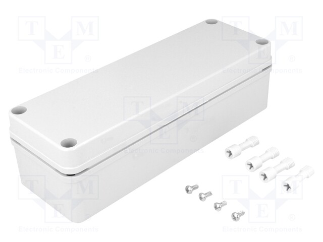 Enclosure: multipurpose; X: 80mm; Y: 230mm; Z: 65mm; PICCOLO; ABS