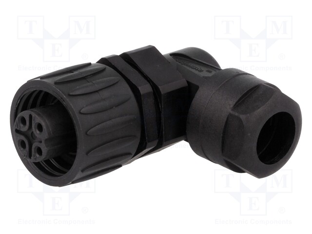 Connector: circular; plug; PIN: 4; female; screw terminal; 400V; 16A
