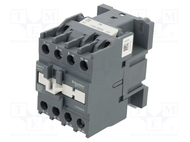 Contactor: 3-pole; NO x3; Auxiliary contacts: NO; 110VAC; 32A; 690V