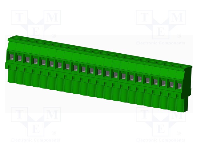 Connector: pluggable terminal block; plug; female; angled 90°