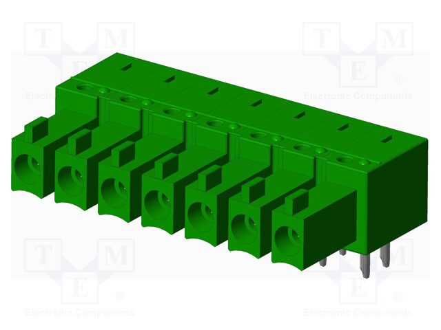 Connector: pluggable terminal block; socket; female; angled 90°