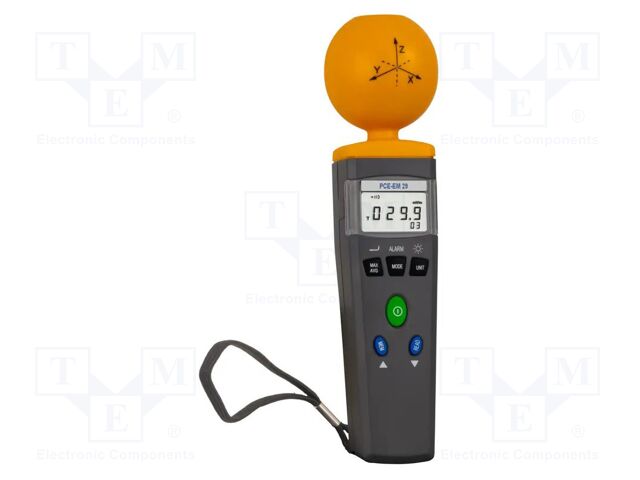 Meter: electric field strength; Display: LCD; Display: 4-digit