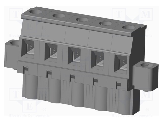 Connector: pluggable terminal block; plug; female; angled 90°