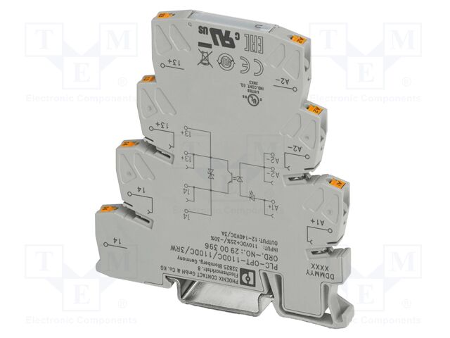 Relay: solid state; Mounting: DIN