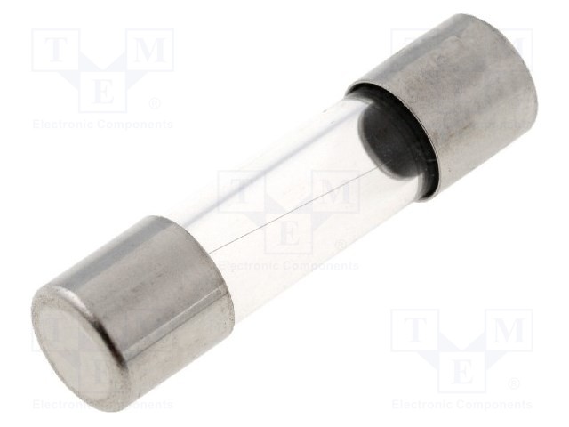 Fuse: fuse; quick blow; 1A; 250VAC; cylindrical,glass; 5x20mm