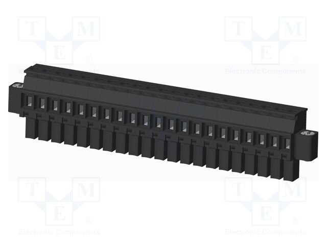 Connector: pluggable terminal block; plug; female; angled 90°