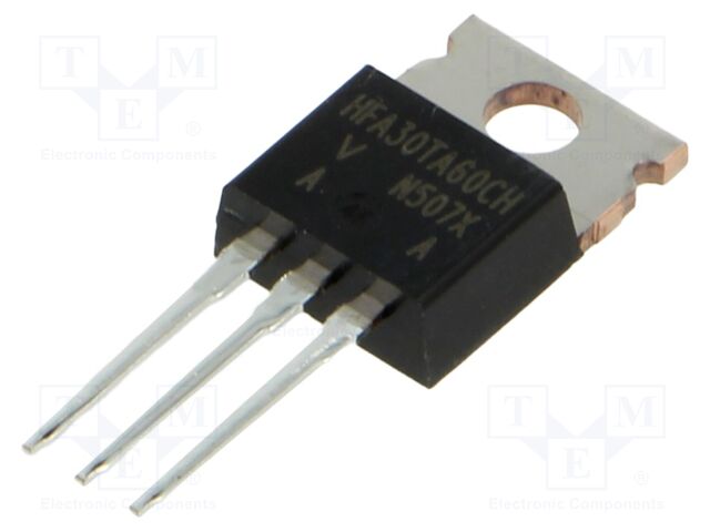 Diode: rectifying; THT; 600V; 30A; Ifsm: 150A; Ufmax: 1.7V; Ir: 10uA