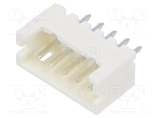 Connector: wire-board; DF13; socket; on PCBs; male; PIN: 5; THT