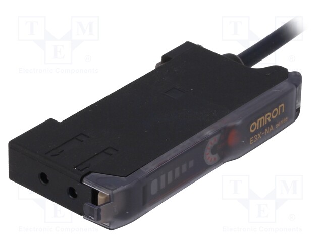 Sensor: optical fibre amplifier; NPN; IP50; Connection: lead 2m