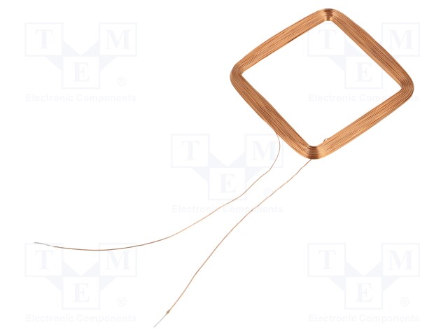 RFID antenna; 125kHz; Body dim: 33x33x1.5mm; 406uH