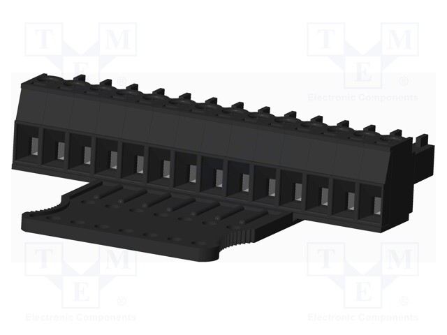 Connector: pluggable terminal block; plug; female; straight; 300V