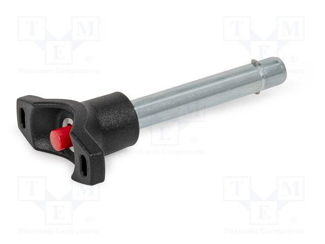 Locking pin; with locking; steel; Ø: 12mm; Working part len: 100mm