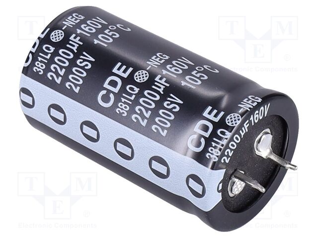 Capacitor: electrolytic