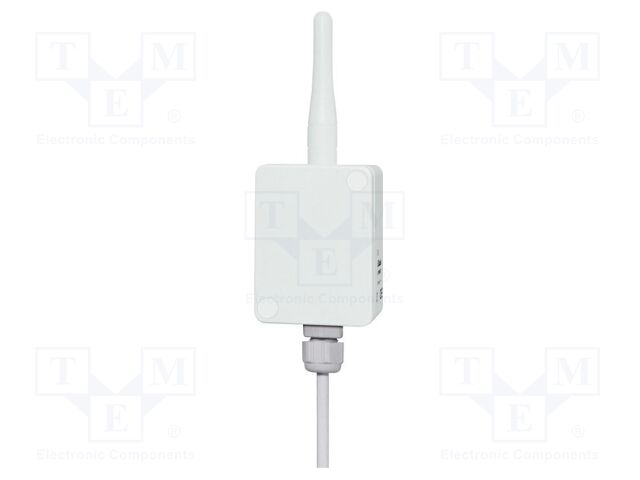 Radio transmitter; EnOcean; wall mount; IP20; 30m; pure white
