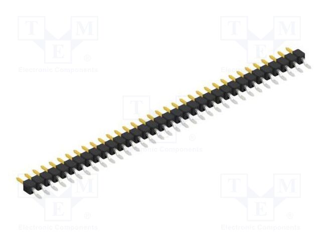 Connector: pin strips; pin header; male; PIN: 34; 2.54mm; SMT; 1x34