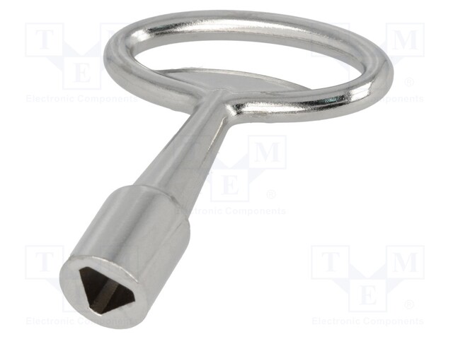 Key; zinc and aluminium alloy; nickel; Kind of insert bolt: T9