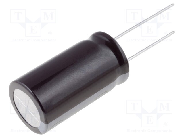 Capacitor: electrolytic; THT; 470uF; 200VDC; Ø18x40mm; Pitch: 7.5mm