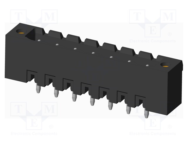 Connector: pluggable terminal block; socket; male; on PCBs