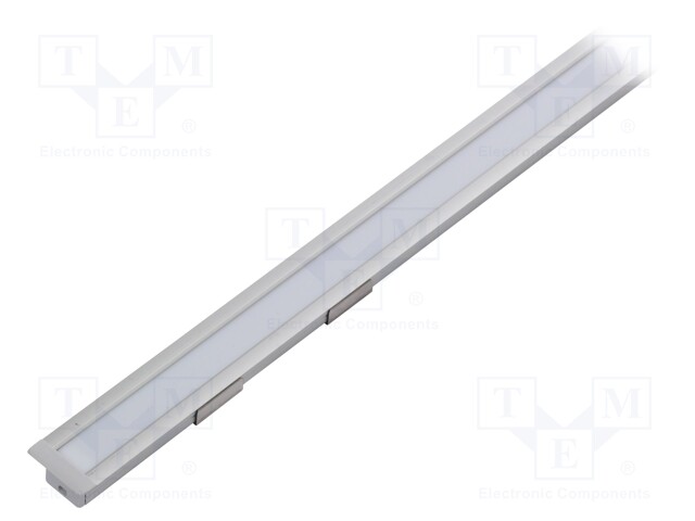 Profiles for LED modules; white; recessed; natural; L: 1m