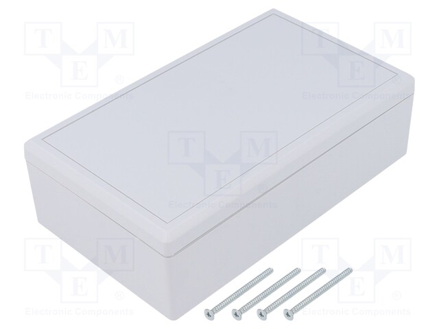 Enclosure: desktop; TENCLOS FLAT; X: 85mm; Y: 145mm; Z: 45mm; ABS