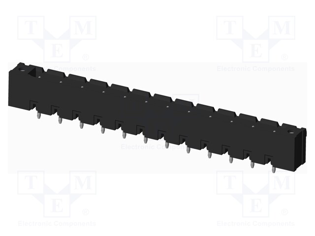 Connector: pluggable terminal block; socket; male; on PCBs