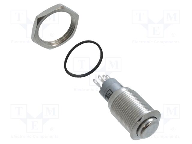 Switch: vandal resistant; Pos: 2; SPDT; 2A/48VDC; IP40; ON-(ON)