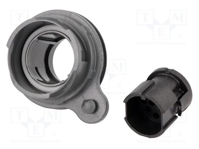 Connector: circular; socket; male; PIN: 10; w/o contacts; UL94V-0