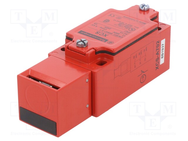 Safety switch: key operated; Series: XCSA; Contacts: NC x2 + NO