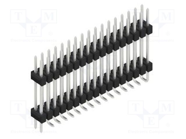 Connector: pin strips; pin header; male; PIN: 34; 2.54mm; SMT; 2x17