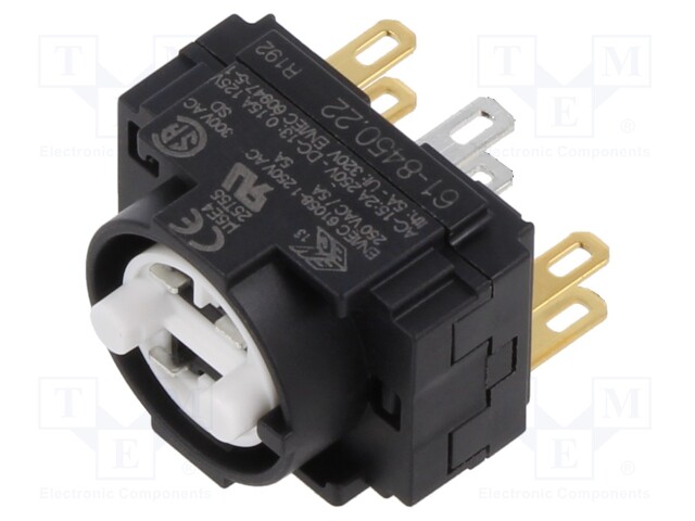Contact block; 61; -25÷55°C; Leads: connectors; Contacts: NC x2
