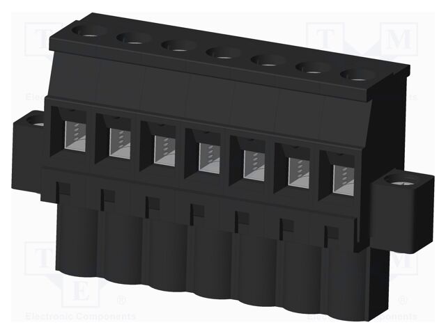Connector: pluggable terminal block; plug; female; angled 90°