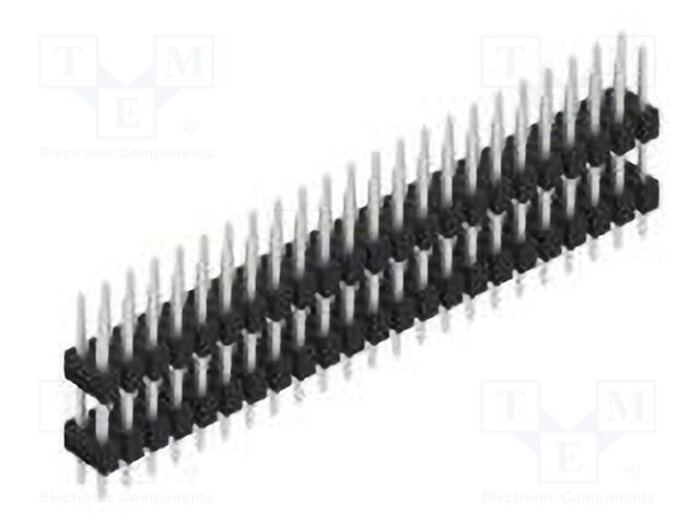 Connector: pin strips; pin header; male; PIN: 46; 2.54mm; THT; 2x23