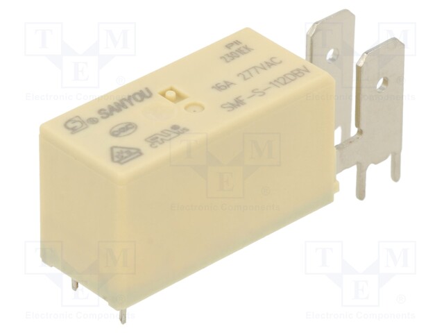 Relay: electromagnetic; Ucoil: 12VDC