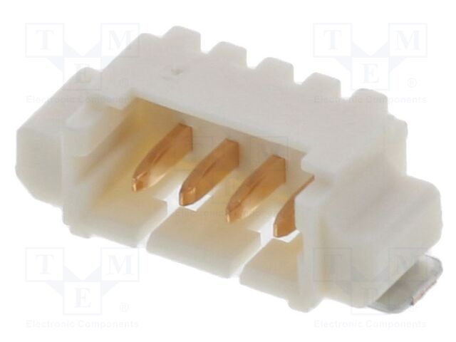 Socket; wire-board; male; PicoBlade; 1.25mm; PIN: 4; SMT; 1A; 125V