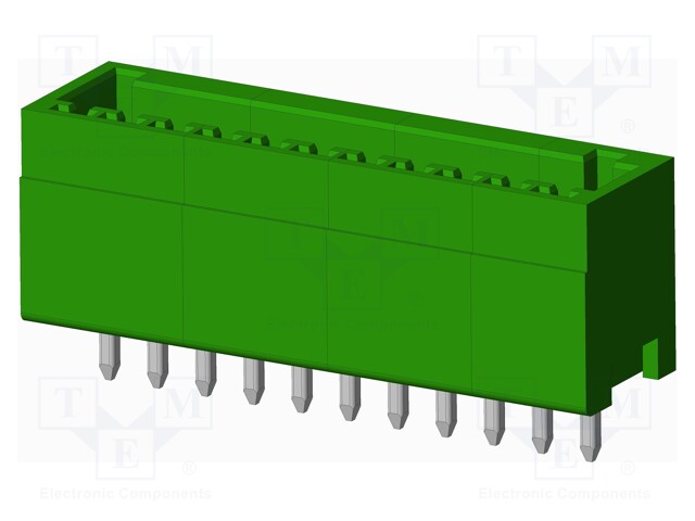 Connector: pluggable terminal block; socket; male; straight; THT