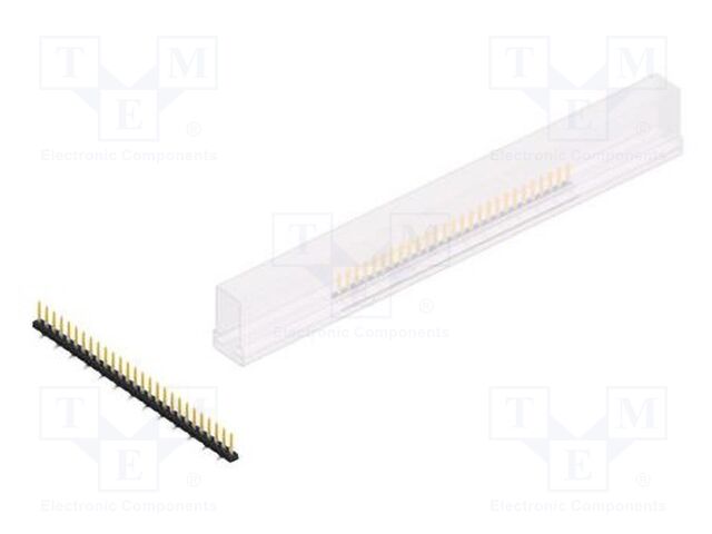 Connector: pin strips; pin header; male; PIN: 27; 2mm; SMT; 1x27