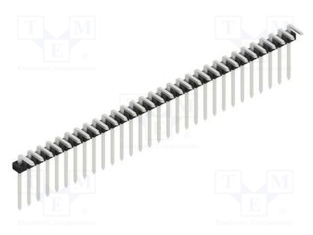 Connector: pin strips; pin header; male; PIN: 30; 2mm; THT; 1x30