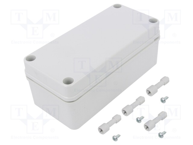 Enclosure: multipurpose; X: 80mm; Y: 170mm; Z: 65mm; PICCOLO; grey