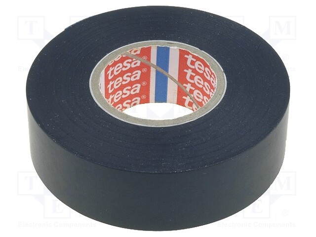 Tape: electrical insulating; W: 25mm; L: 33m; D: 130um; black; 250%