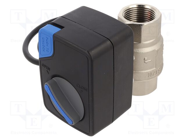 Shutoff valve; IP64; max.30bar; Temp: 0÷60°C; 220÷240VAC; OUT: NO