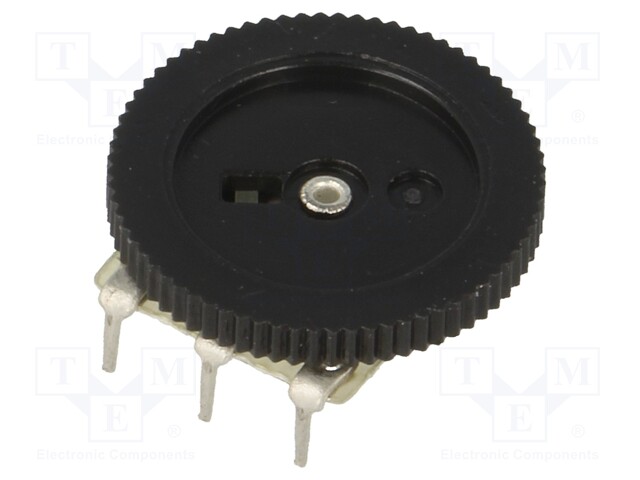 Potentiometer: mounting; single turn,horizontal; 100kΩ; 30mW