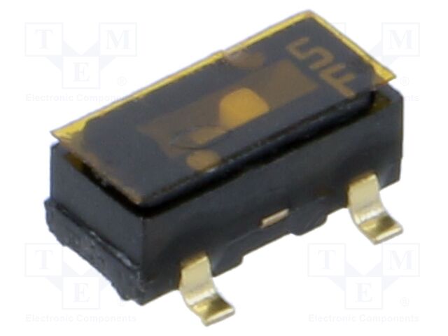 Switch: slide; Pos: 2; SPDT; 0.1A/6VDC; ON-ON; SMT; -40÷85°C; CAS