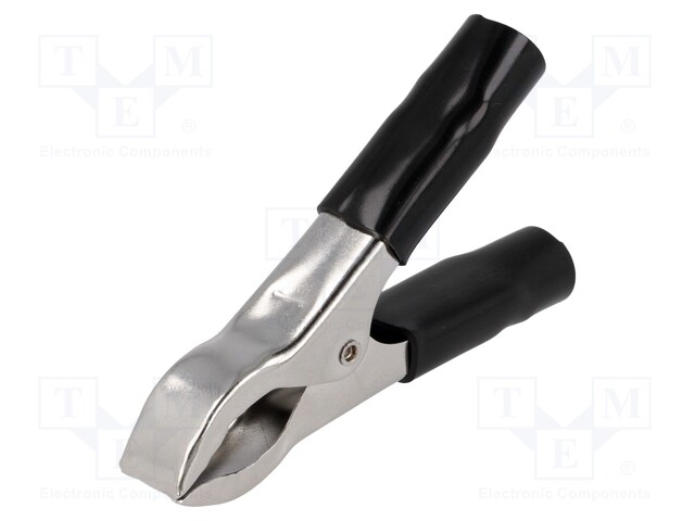 Crocodile clip; 30A; Grip capac: max.25mm; Overall len: 80mm
