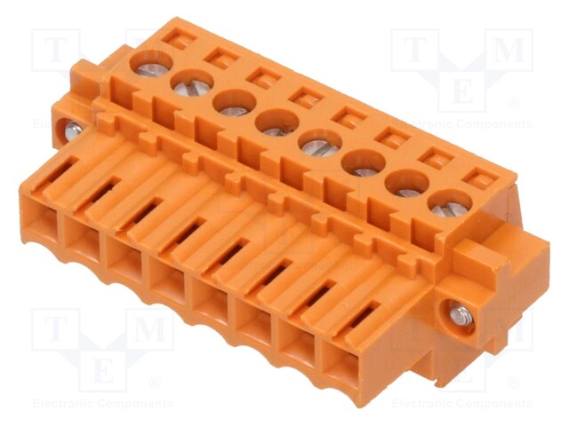 Pluggable terminal block; 3.5mm; ways: 8; straight; plug; female